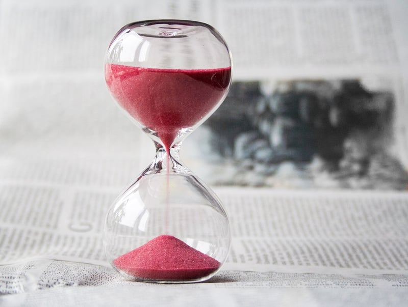 Fantasy Time Clock Magic Hourglass